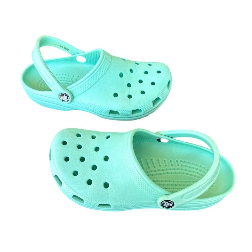 Crocs Unisex Adult Classic Clogs Size M 5‎ W 7 Tropical Teal Green